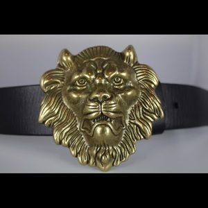 Men’s lion Leather Belt Size 35